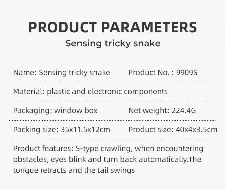 Rechargeable Smart Sensor Snake/Mouse