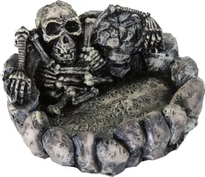 Skeleton Feeder Water Dish Ornament