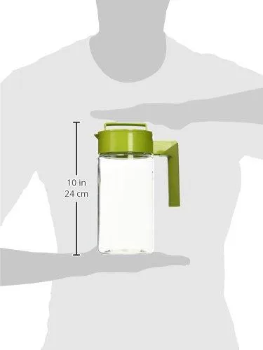 Takeya Patented and Airtight Pitcher Made in the USA, 1 Quart, Avocado