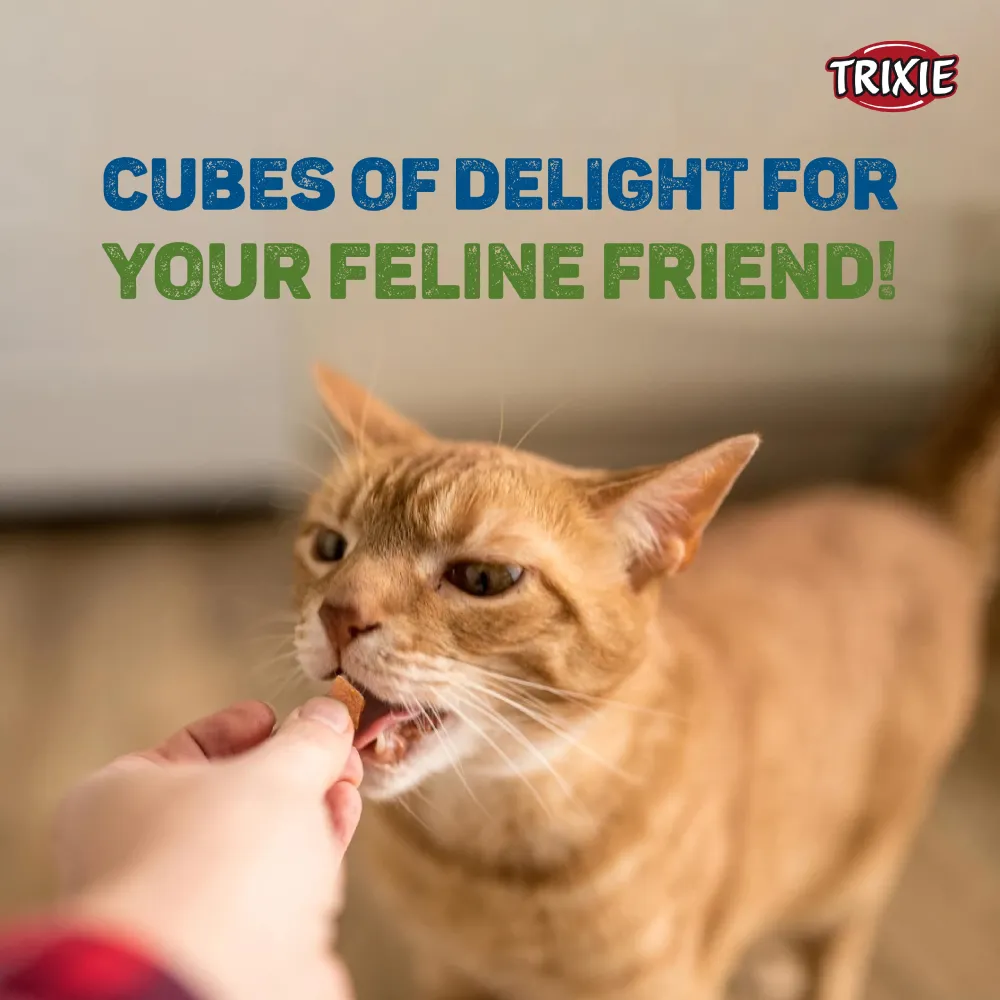 Trixie Premio Chicken Cubes and Ducky Hearts Cat Treats Combo