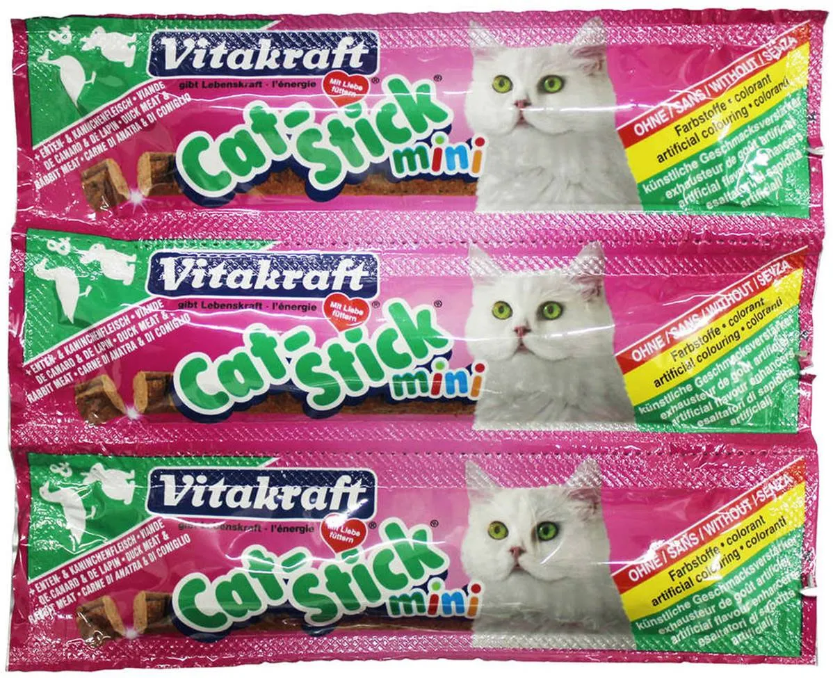 Vitakraft | Cat Treat | Duck & Rabbit Mini Stick