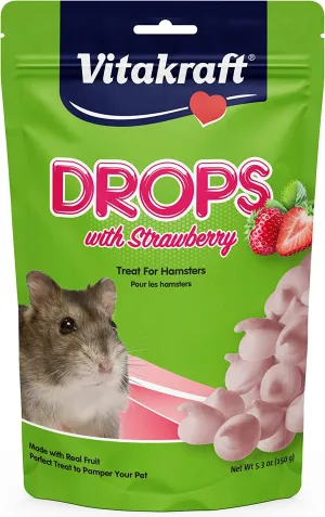 Vitakraft Hamster Strawberry Drops Treat 150g