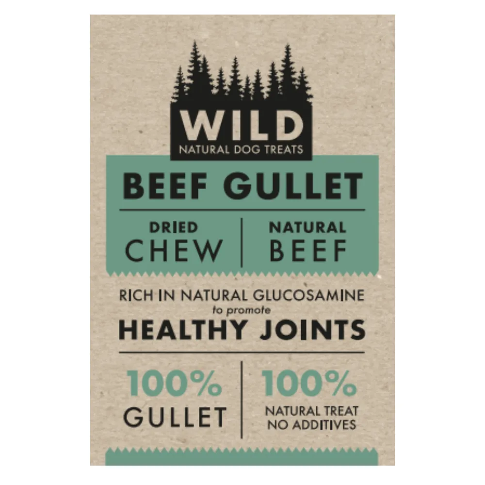 Wild Natural Dog Treat - Beef Gullet