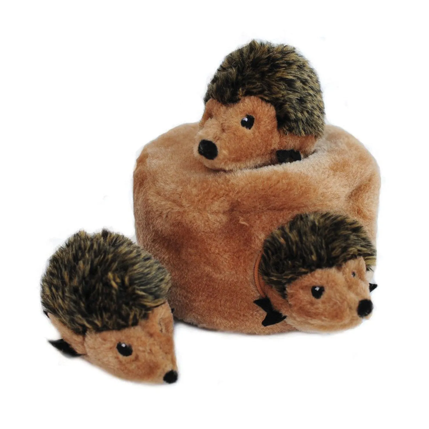 ZippyPaws Zippy Burrow Hedgehog Den Dog Toy