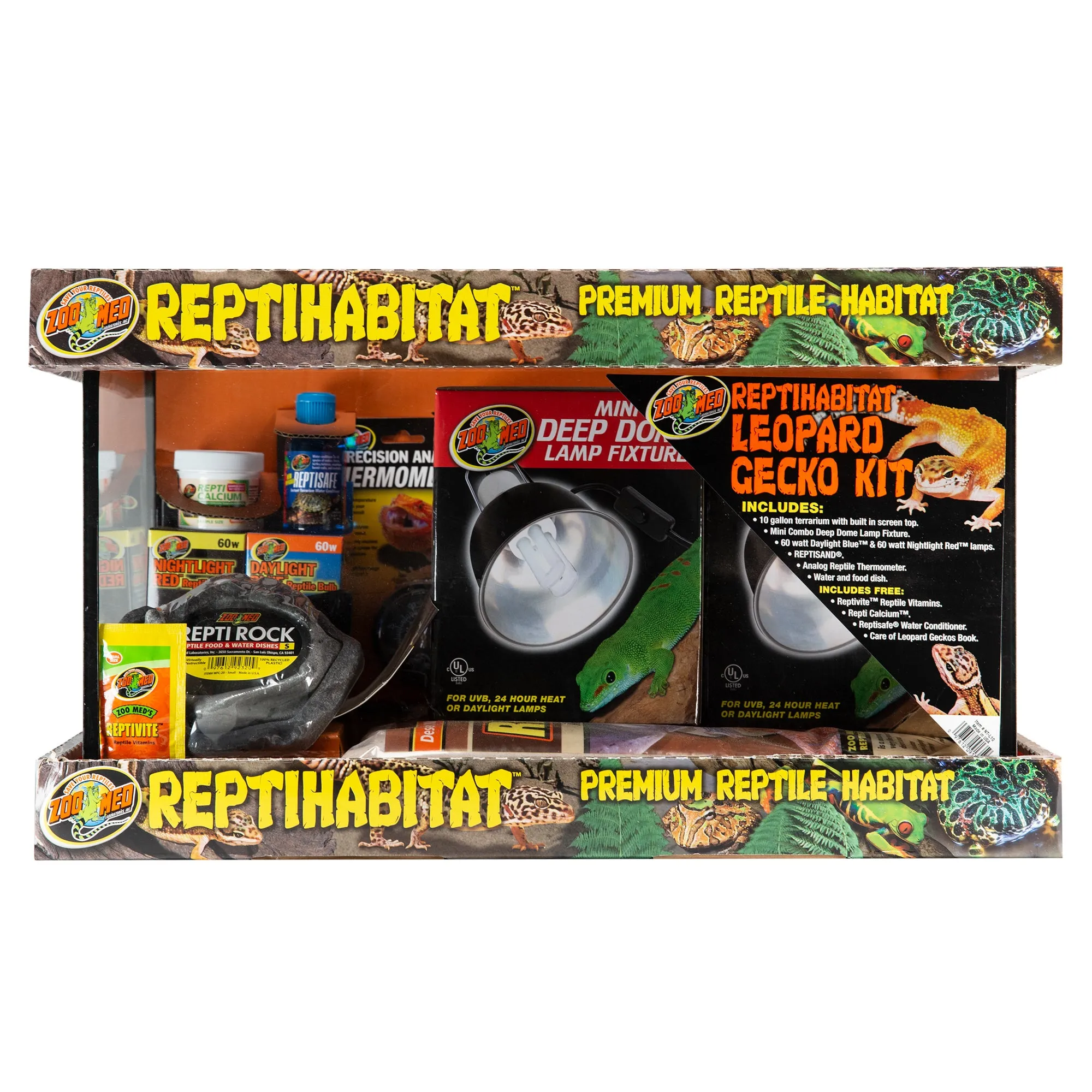 Zoo Med ReptiHabitat Terrarium Kit - Leopard Gecko 10 Gallons